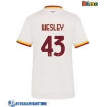 Fotballdrakt Dame AS Roma Wesley Franca #43 Bortedrakt 2026-27 Kortermet